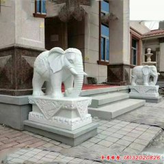 別墅石雕大象