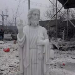 漢白玉西方宗教人物石雕耶穌
